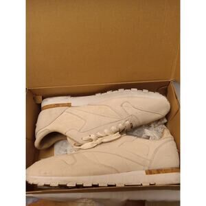 Reebok Men's Sz 13 Classic Leather LSTOff White Athletic Walking Shoes Sneakers